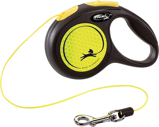 Flexi New Neon XS Met Koord Geel 3 Mtr 3 Flexi New Neon XS Met Koord Geel 3 Mtr