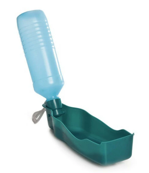 Beeztees Drinkfles Draagbaar Met Clip Blauw 6 Beeztees Drinkfles Draagbaar Met Clip Blauw - Image 4