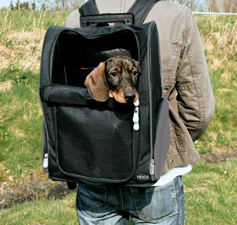 TRIXIE Trolley Hond Zwart/grijs 6 TRIXIE Trolley Hond Zwart/grijs - Image 4