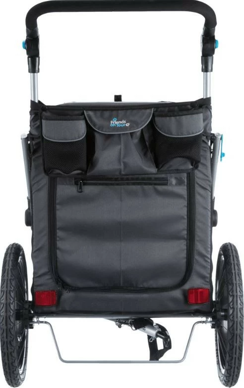 TRIXIE Opvouwbare Hondenfietskar Grijs 8 TRIXIE Opvouwbare Hondenfietskar Grijs - Image 6