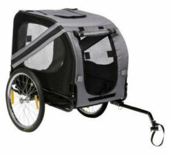 Hondenfietskar Doggy Liner Juliette Grijs/zwart