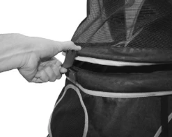 Innopet Hondenbuggy Monaco Black 8 Innopet Hondenbuggy Monaco Black -Huisdierbenodigdheden Verkoop 2024 IPS 035B non zip