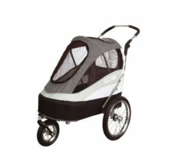 Innopet Sporty Dog Trailer Deluxe Zwart/grijs