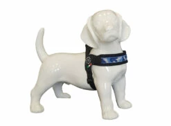 Tre Ponti Hondentuig Fibbia Penny Camou Zwart/lichtblauw