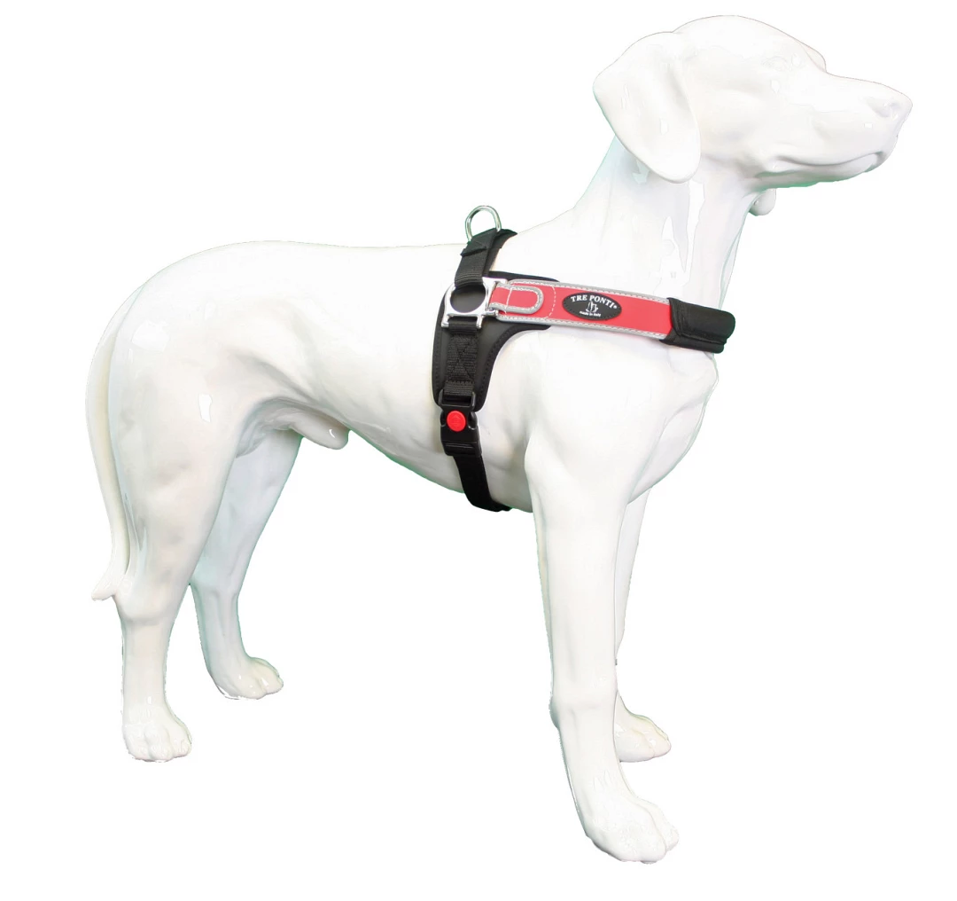 Tre Ponti Hondentuig Forza Reflective Rood 3 Tre Ponti Hondentuig Forza Reflective Rood