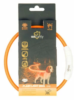 Duvo Lichthalsband Nylon Oranje -Huisdierbenodigdheden Verkoop 2024 oranje 45 cm